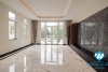 New villa with large campus with green garden for rent ciputra Hanoi